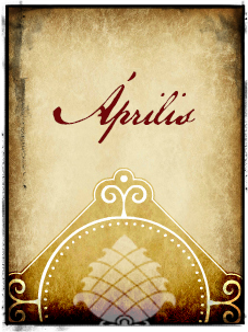 Április